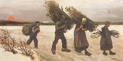 Vincent Van Gogh, Wood Gatherers in the Snow (nn04)